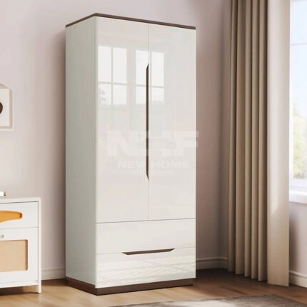 Cosmos Sleek 2-Door Wardrobe